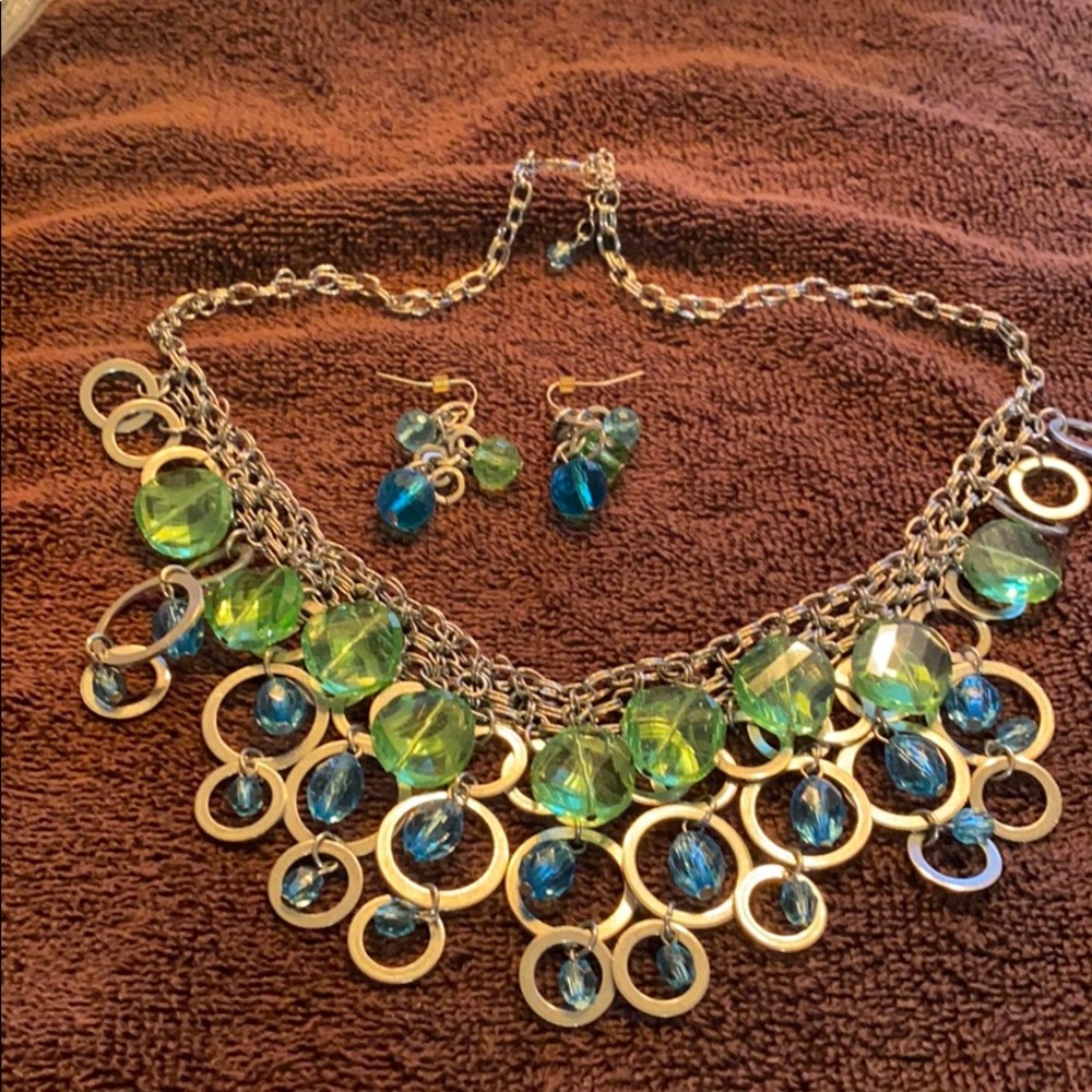 Lia Sophia Necklace & Earrings